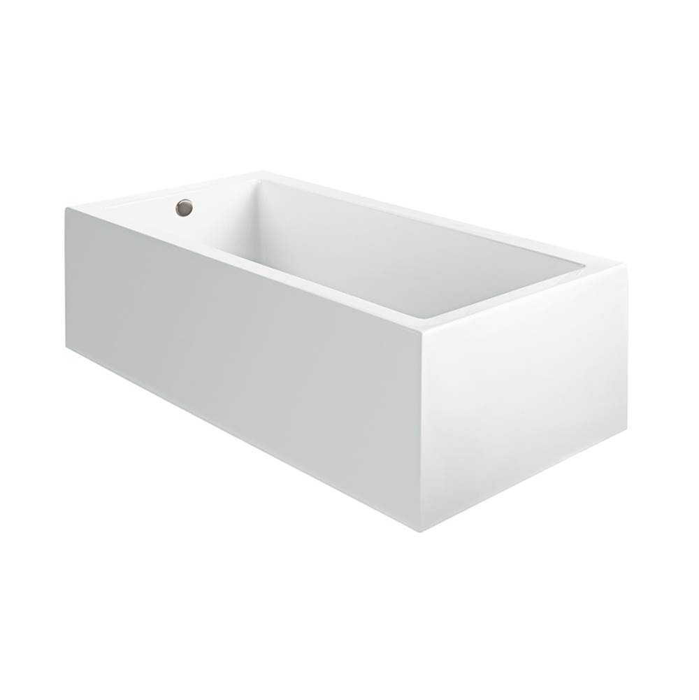 MTI Baths Andrea 25A Acrylic Cxl Sculpted 1 Side Air Bath - White (48X32)