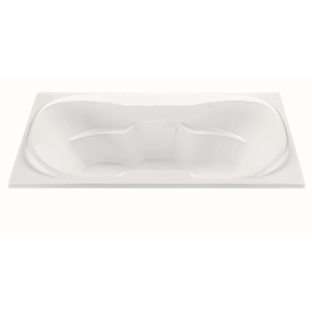MTI Baths Tranquility 1 Dolomatte Drop In Air Bath - White (72X42)