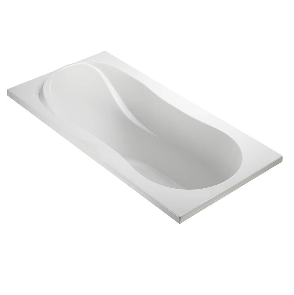 MTI Baths Reflection 1 Acrylic Cxl Drop In Air Bath Elite/Microbubbles - Biscuit (65.75X35.75)