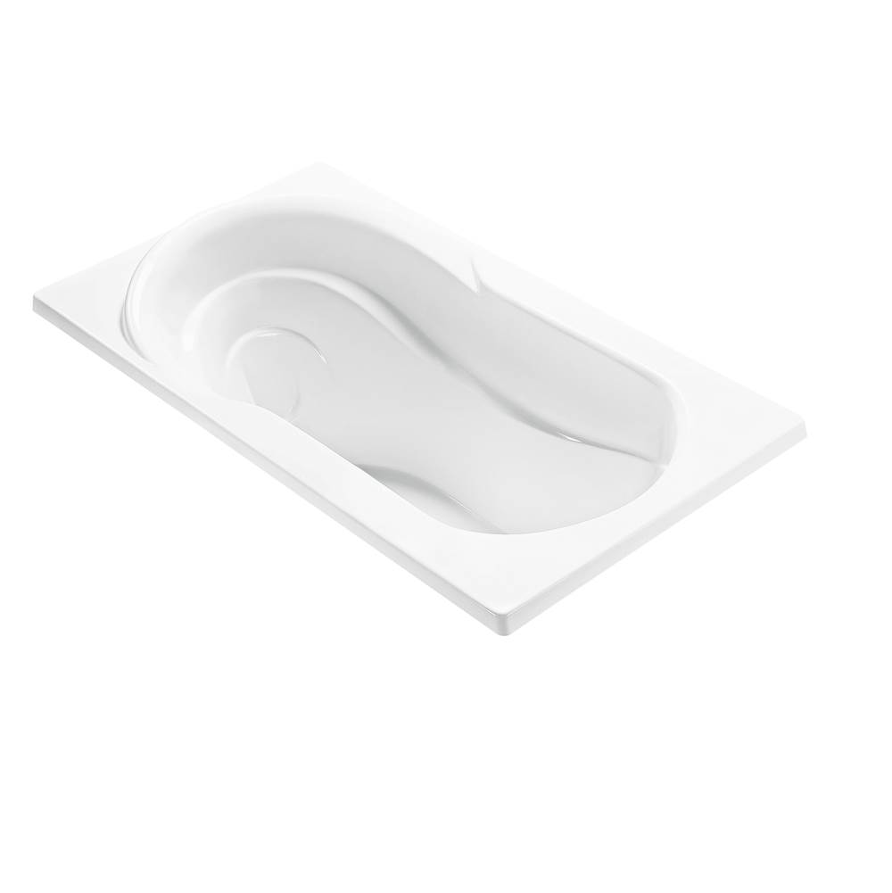 MTI Baths Reflection 4 Acrylic Cxl Drop In Soaker - White (60X32)