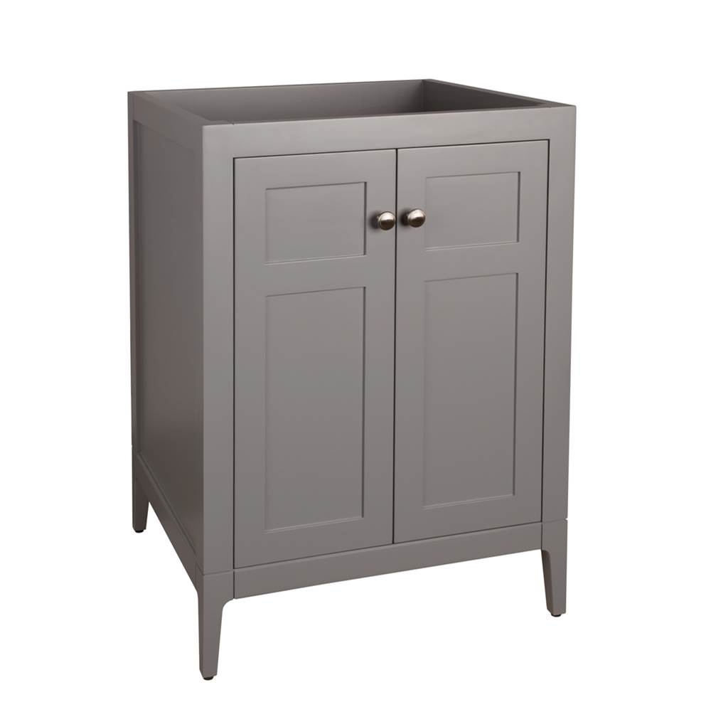 Ronbow 24'' Briella  Bathroom Vanity Cabinet Base with Tapered Leg in Empire Gray