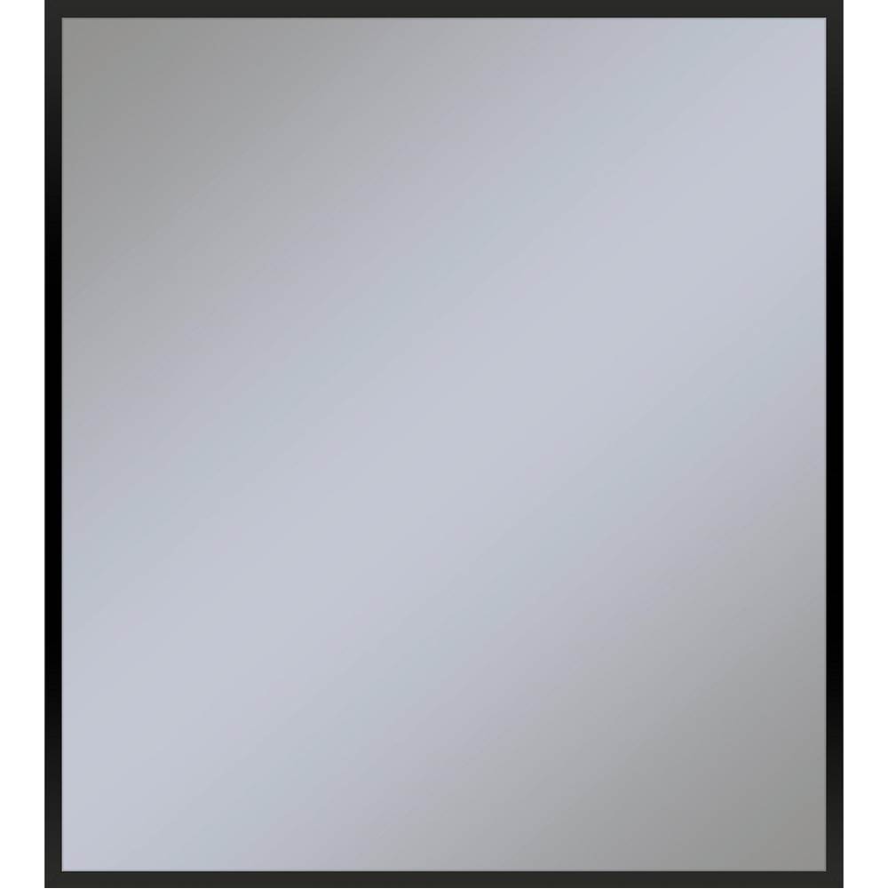Robern Profiles Framed Mirror, 36'' x 40'' x 3/4'', Matte Black