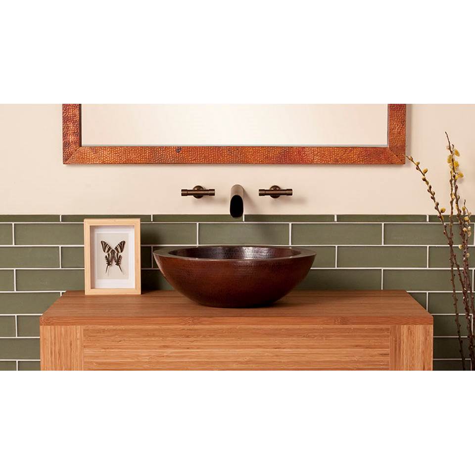 Sonoma Forge Wherever Wall Mount Lav Faucet With Waterfall Spout 7-3/4'' Wall To Tip 2-3/4'' Drop, Center To Tip
