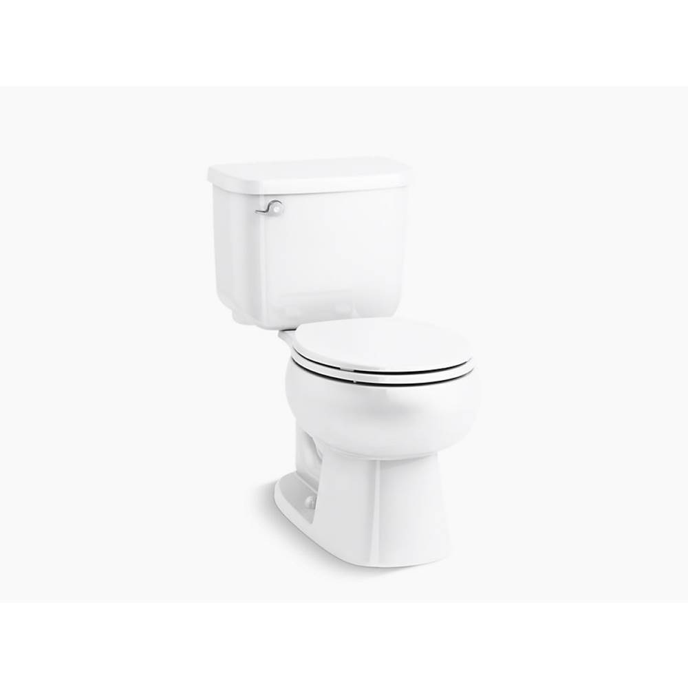 Sterling Plumbing Windham™ Two-piece round-front 1.28 gpf toilet with 14'' rough-in