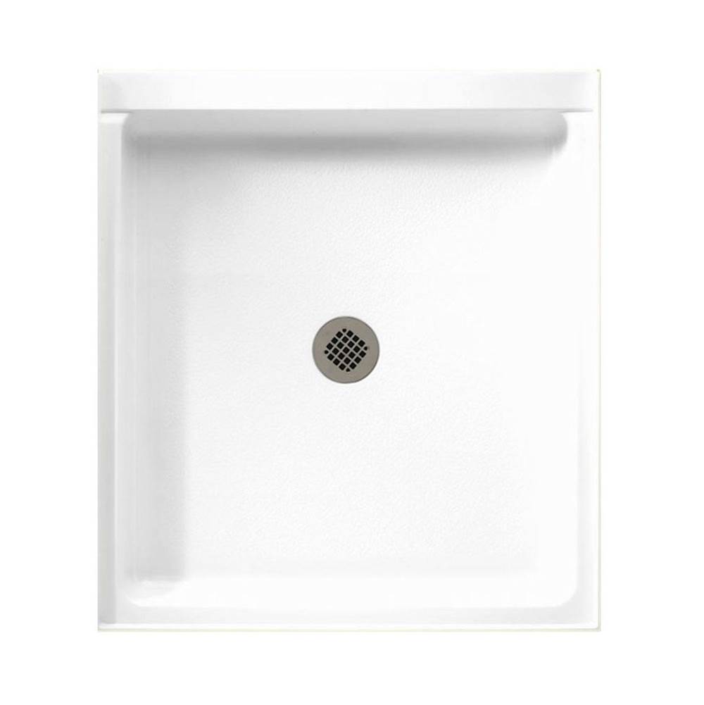 Swan SS-4236 42 x 36 Swanstone Alcove Shower Pan with Center Drain Ash Gray