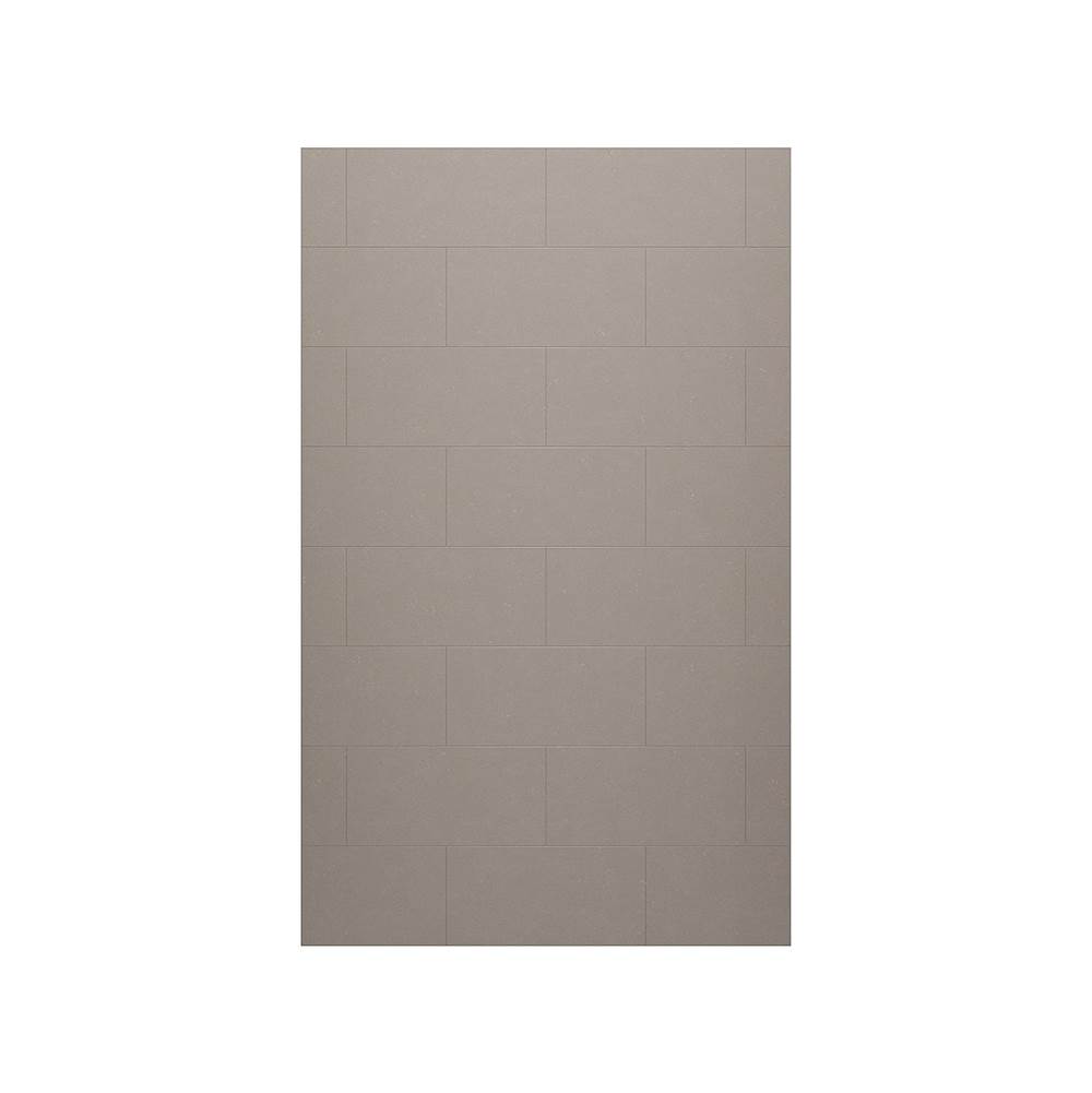 Swan TSMK-9632-1 32 x 96 Swanstone® Traditional Subway Tile Glue up Bathtub and Shower Single Wall Panel in Clay