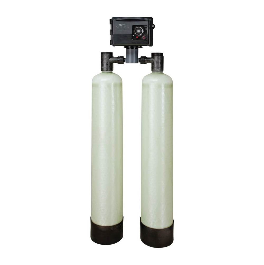 Sterling Water Treatment Iron Filter, (3)18 x 65Tanks, 21x62 Aeration Tank