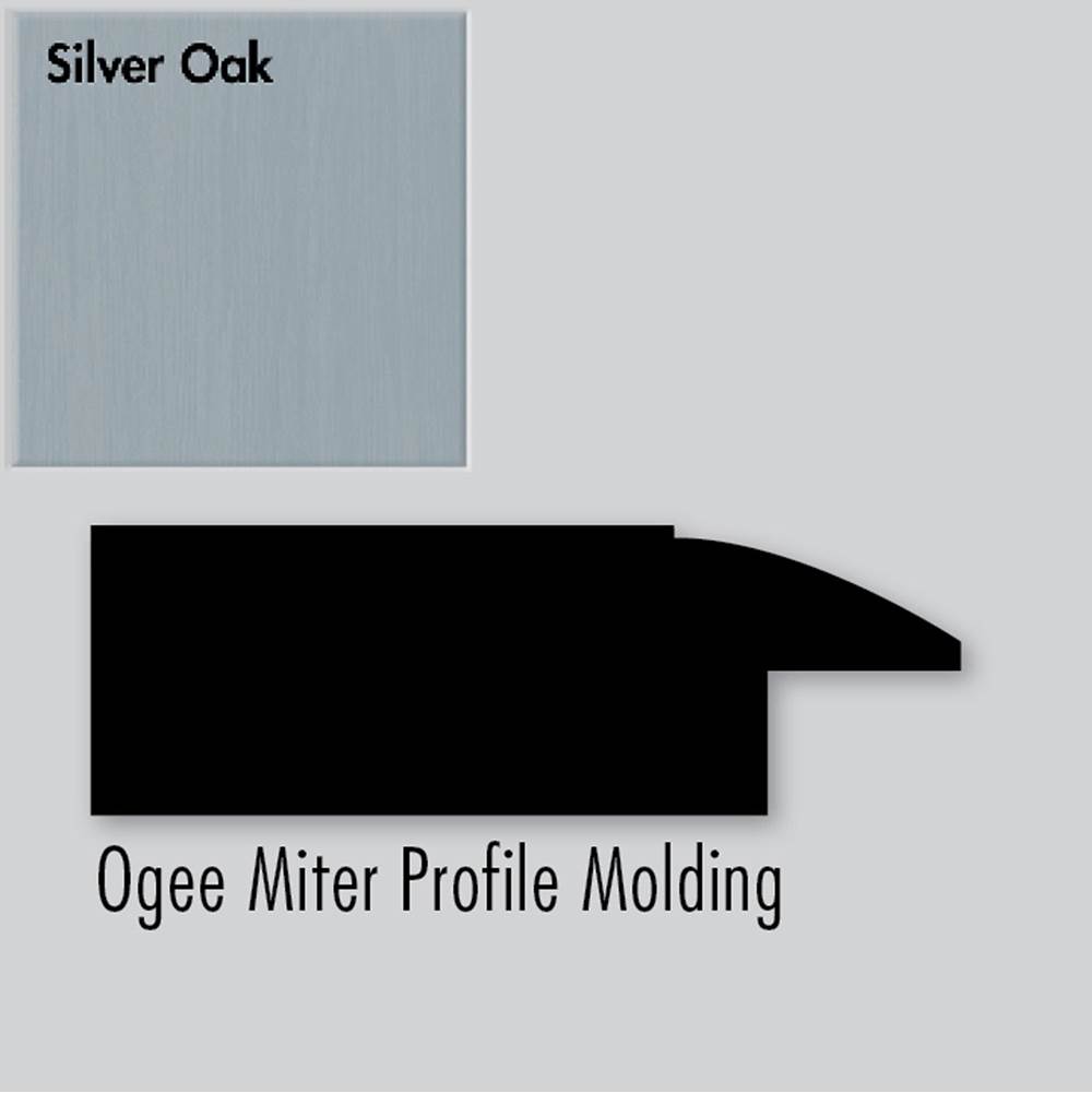 Strasser Woodenworks 2.25 X .75 X 72 Molding Ogee Miter Silver Oak