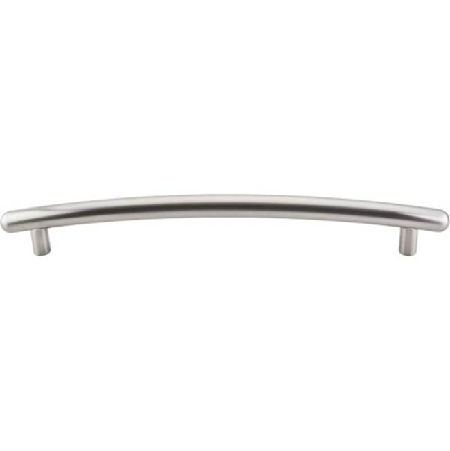 Top Knobs Curved Appliance Pull 12 Inch (c-c) Brushed Satin Nickel
