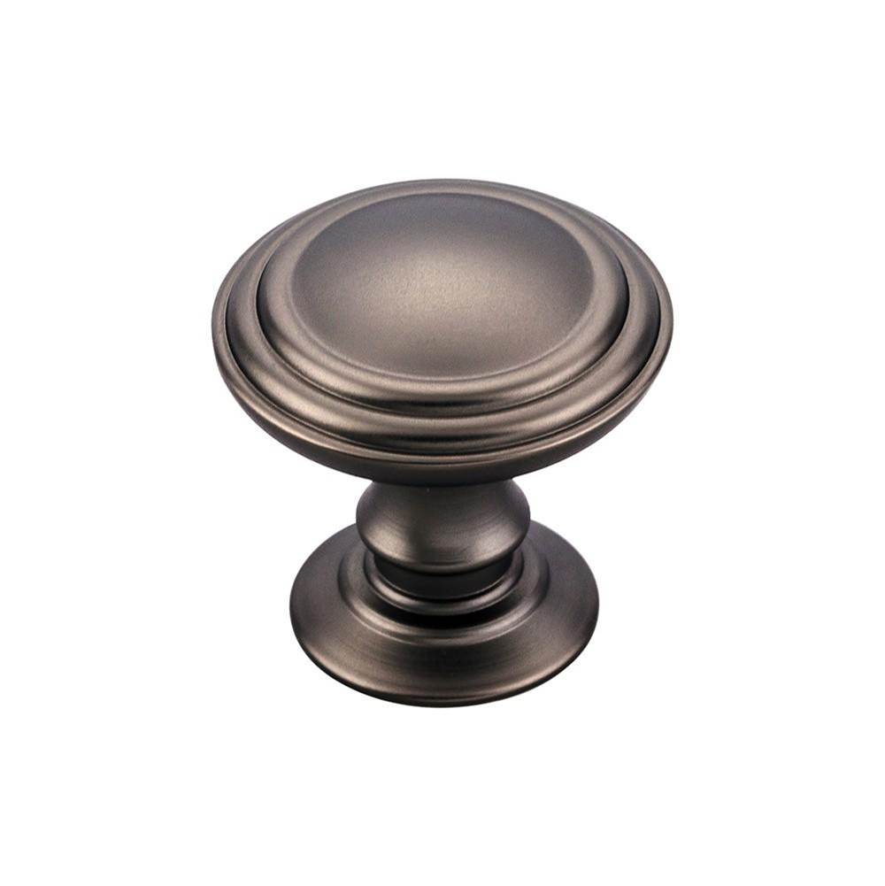 Top Knobs Reeded Knob 1 1/4 Inch Ash Gray