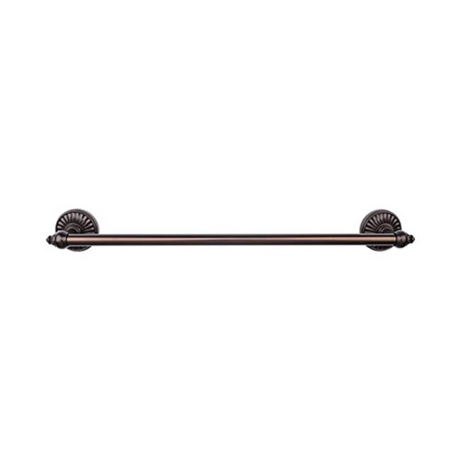 Top Knobs Tuscany Bath Towel Bar 18 Inch Single Oil Rubbed Bronze