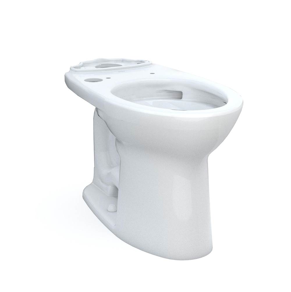 TOTO Toto® Drake® Elongated Universal Height Tornado Flush® Toilet Bowl With Cefiontect®, Washlet®+ Ready, Cotton White