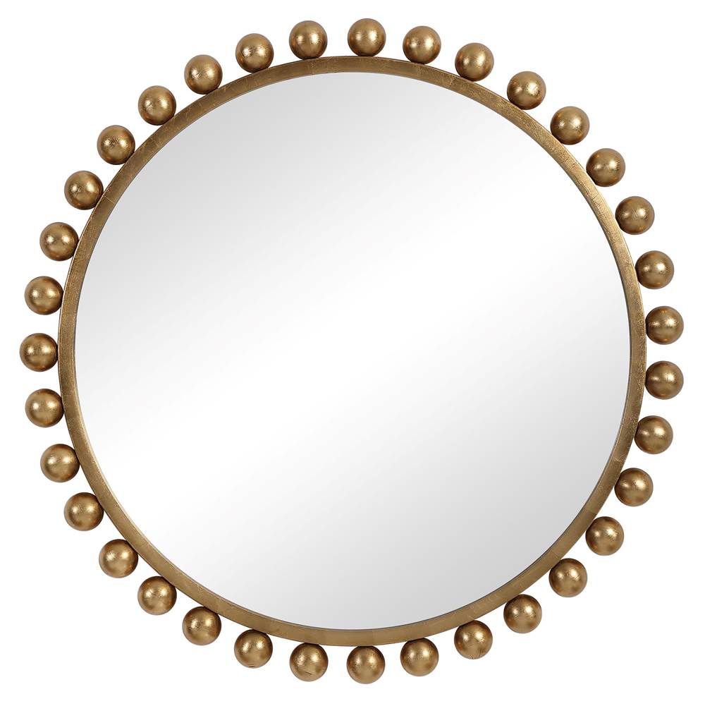 Uttermost Uttermost Cyra Gold Round Mirror