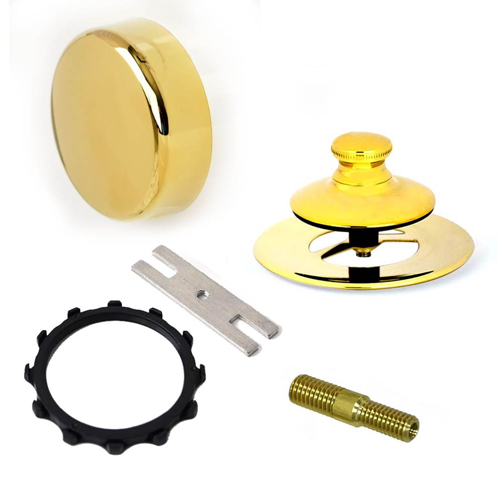 Watco Manufacturing Universal Nufit Innov Pp Trim Kit - 3/8-5/16 Brs Adptr Pin Polished Brass ''Pvd''