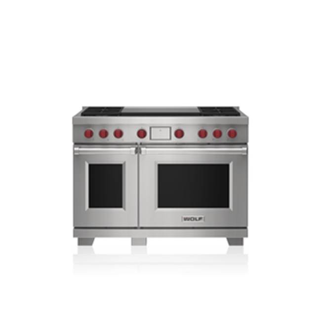 Wolf 48' Dual Fuel Range - 4 Burners And Infrared Dual Griddle - LP