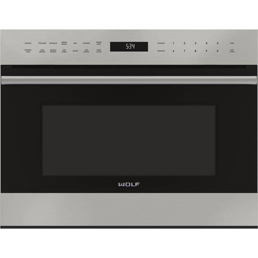 Wolf 24'' E Series Transitional Drop-Down Door Microwave Oven