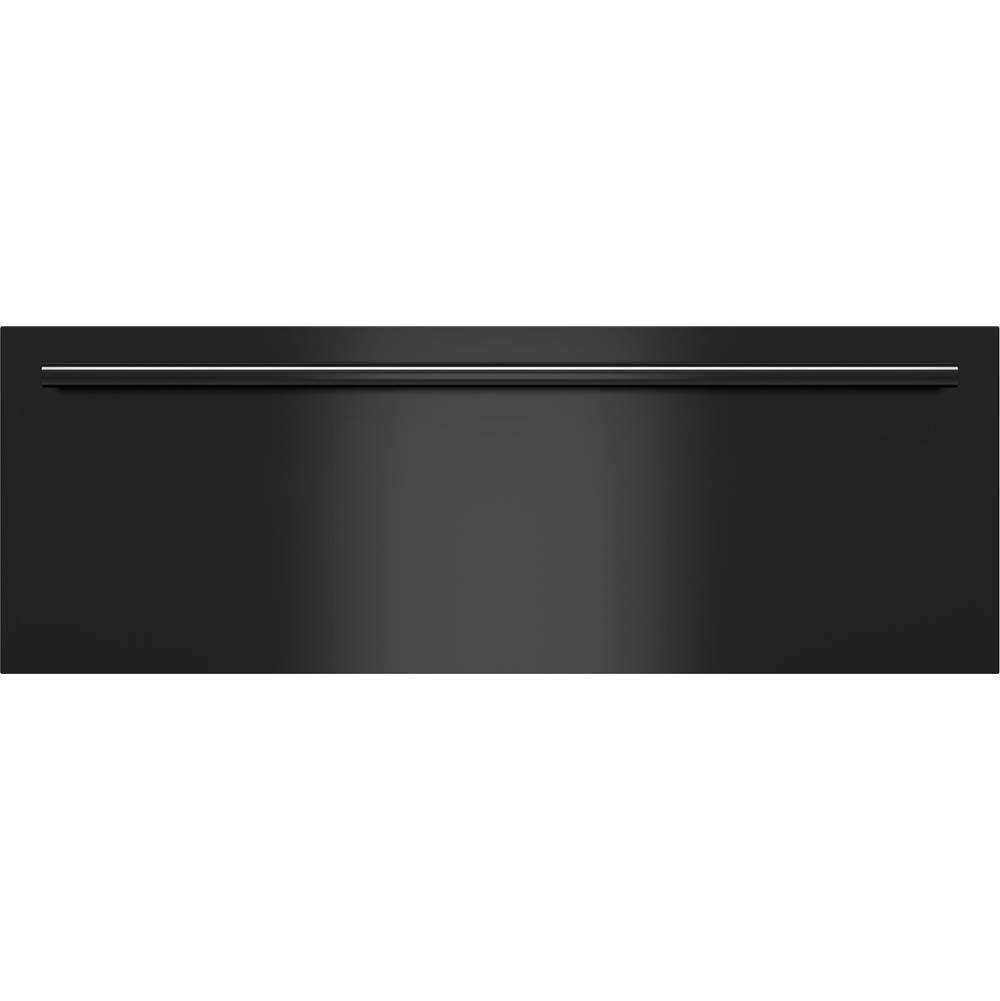 Wolf (30'' E-Series) Contemporary Black Glass Warming Drawer Front-Tub